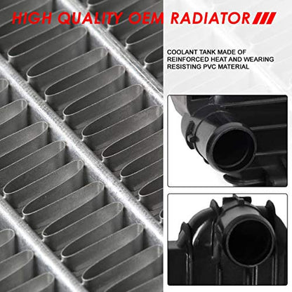 Auto Dynasty 13247 Radiator for 2012-2018 Chevy Sonic 1.8L - color: 12-18 Chevy Sonic 1.8L