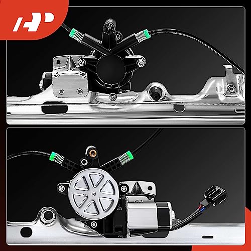 A-Premium Front Passenger Side Power Window Regulator with Motor - size: Front Passenger Side(RH)