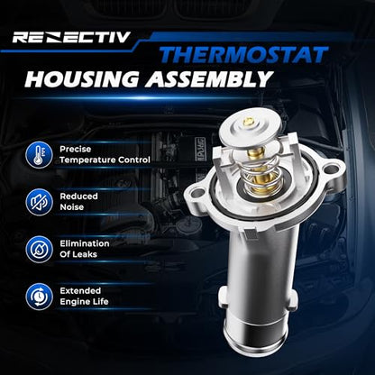 Upgraded Aluminum Engine Coolant Thermostat Housing Assembly For Ram 2500 - color: 902-3045