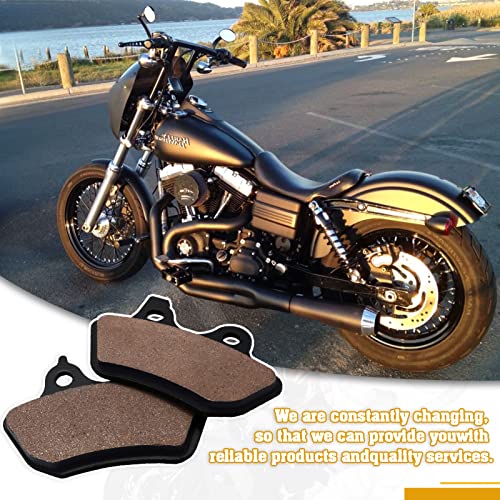 Front & Rear Brake Pads for Harley Davidson Heritage Softail - style: semi-metal