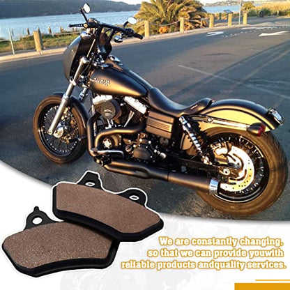 Front & Rear Brake Pads for Harley Davidson Heritage Softail - style: semi-metal