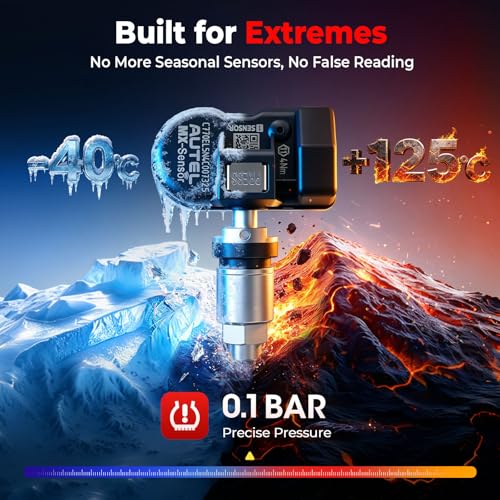 Autel TPMS Sensors, MX-Sensor 315+433MHz, Universal Tire Pressure Sensor