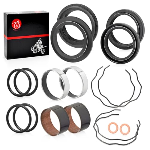 Fork Bushing Dust Oil Seals Kit For Yamaha V-Star 650 950 1100 1300 XVS650 XVS950 XVS1100 XVS1300 MT07 FZ07 XSR 700