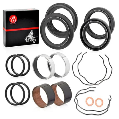 Fork Bushing Dust Oil Seals Kit For Yamaha V-Star 650 950 1100 1300 XVS650 XVS950 XVS1100 XVS1300 MT07 FZ07 XSR 700