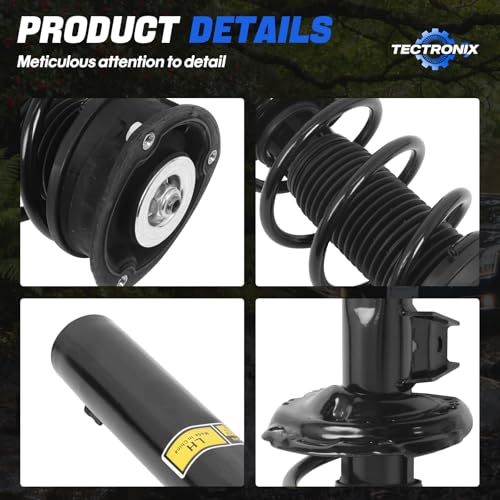 5QF413031CN 2PCS Front Shock Strut Absorber Compatible with 2018-2023 VW Tiguan Compatible with 2019-2023 Audi Q3 2.0L Replace 5QF413031AS 3Q0413031BN Non‑DCC Suspension