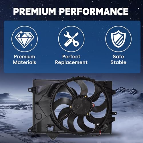 Radiator Cooling Fan Replacement for Chevrolet Sonic 2012-2015 1.8L L4