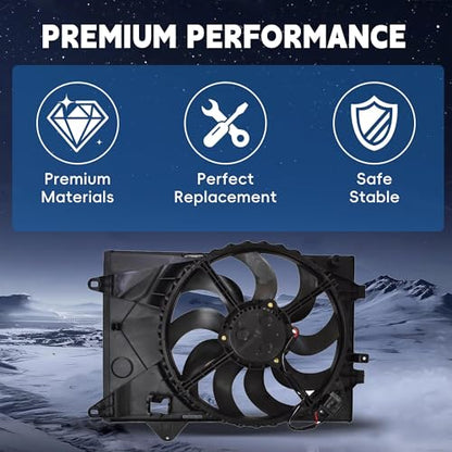 Radiator Cooling Fan Replacement for Chevrolet Sonic 2012-2015 1.8L L4