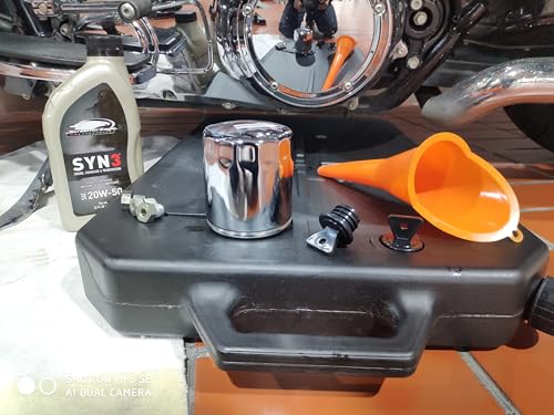 XMT-MOTO Universal Oil Drain Pan Fit for Honda/Yamaha/Suzuki Kawasaki - size: Fit for Harley