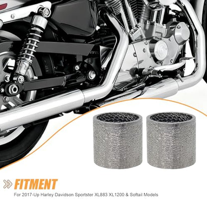 Exhaust Pipe Muffler Gasket Slip On Header Rings for Harley