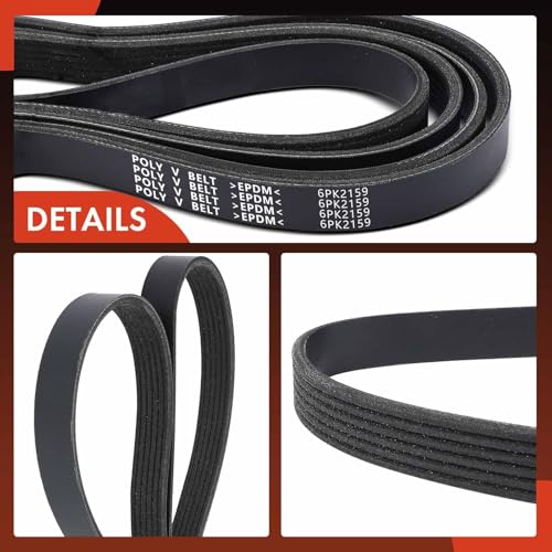 A-Premium Serpentine Belt 6-Rib 85.08 In