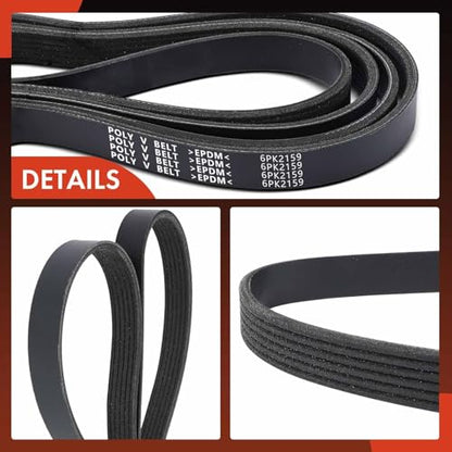 A-Premium Serpentine Belt 6-Rib 85.08 In