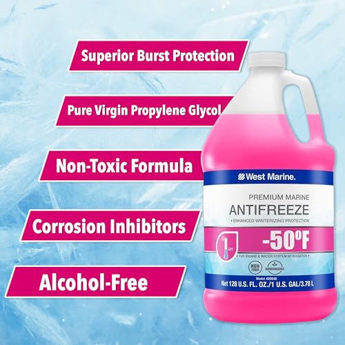 West Marine -50°F Engine & Water System Antifreeze, Gallon