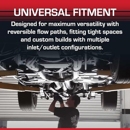 Flowmaster Flow FX Chambered Muffler – 3.00" Center In / 3.00" Center Out