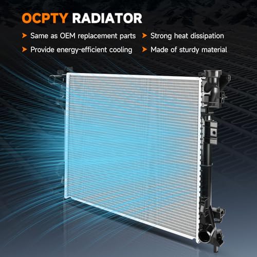 OCPTY 13062 Engine Coolant Radiator for Chrysler Town & Country 2008-2016
