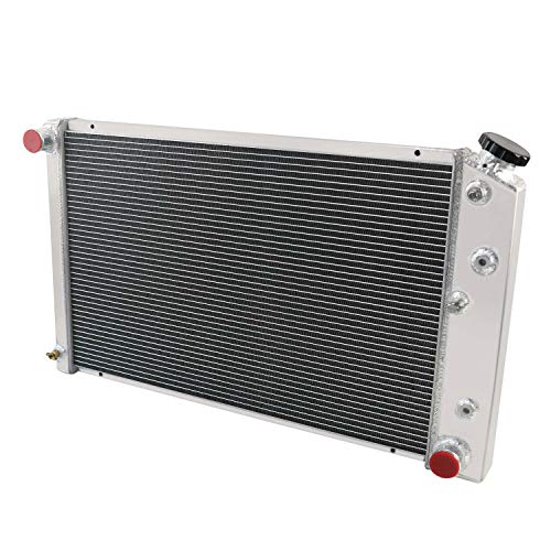 4 Row Aluminum Radiator&Shroud&Fans For Chevy 70-81 Camaro / 78-87 Monte Carlo, Replacement Radiator, aluminum radiator