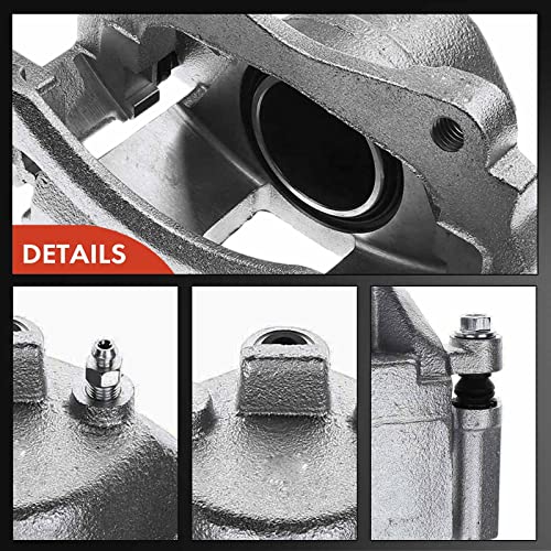 A-Premium Front Right Passenger Disc Brake Caliper with Bracket - style: Front Passenger Side