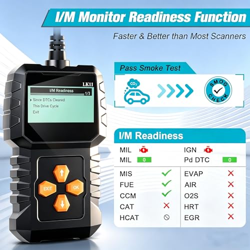 OBD2 Scanner Ease Setup Plug-Play: Clear Reset Engine Error Code