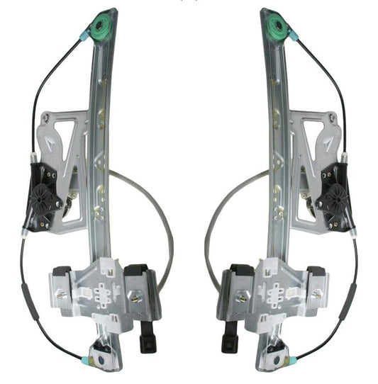 TRQ Front Power Power Window Regulator & Motor Assembly Set - style: WRA50489
