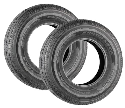 2-Pack Fits Goodyear Endurance All Season Trailer Tire ST225/75R15 Load E