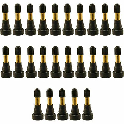 50PCS TR-600 HP Snap-in Tyre Tire Valve Stems Rubber Caps for Most Car Auto - color: 50PCS, size: TR600HP