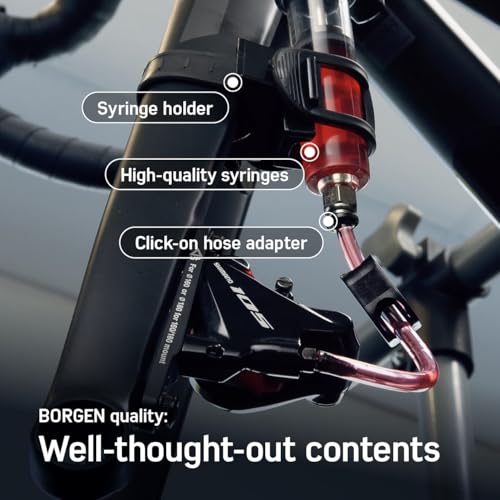 Borgen Brake Bleeding Kit PRO - for Shimano, Tektro & TRP Disc Brakes