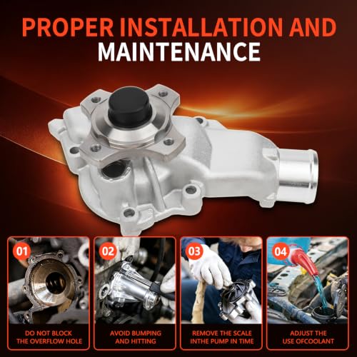 AW7164 Engine Water Pump Kit for Jeep Wrangler Grand Cherokee - size: AW7164