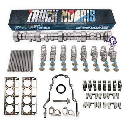 Dynosty BTR TRUCK NORRIS Cam Kit with Pushrods Delphi Lifters, Trays, Head Gaskets LS 4.8 5.3
