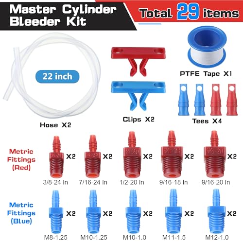 Enhon Master Cylinder Bleeder Kit Replacement for 14151