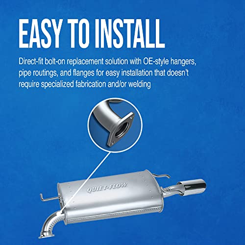 Walker Quiet-Flow SS 21249 Direct Fit Exhaust Muffler for Jeep Grand Cherokee
