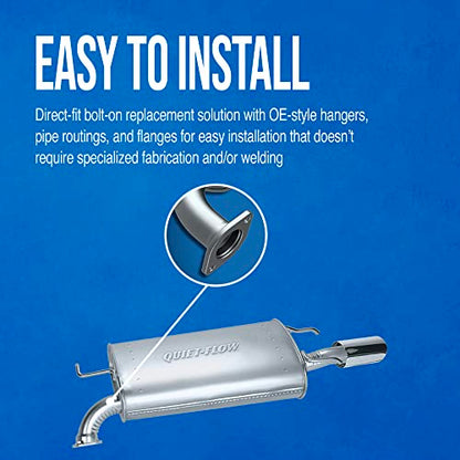 Walker Quiet-Flow SS 21251 Direct Fit Exhaust Muffler for GMC Sierra 1500