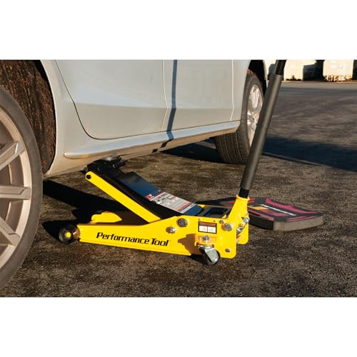 Performance Tool W1645 3.5 Ton Low Profile Swiveling Floor Jack - style: 3-1/2 Ton (7,000 lbs) Low Profile