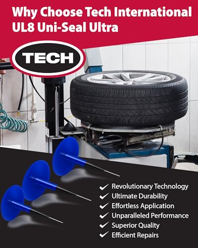 TECH UL8 Uni-Seal Ultra Tire Patch Plug Combo Repair up to 5/16" Holes