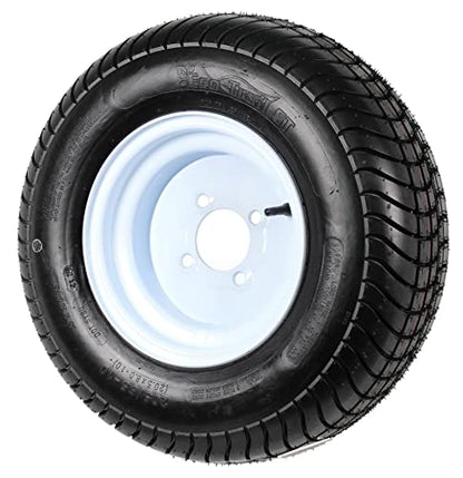 eCustomrim 2-Pack Trailer Tire Rim Assembly 205/65-10 20.5X8.0-10 White