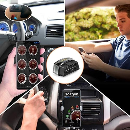 Vgate iCar Pro Bluetooth 4.0 (BLE) OBD2 Fault Code Reader OBDII Code Scanner Car Check Engine Light for iOS/Android - size: ICAR PRO BLE4.0 - iOS, Android & Windows