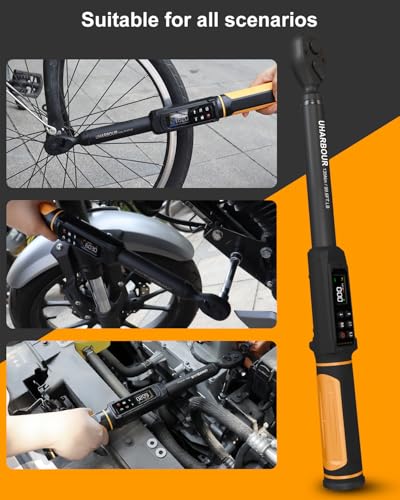 Uharbour 3/8" Drive Digital Torque Wrench 1.5-99.5 ft-lbs/6.8-135Nm - size: 3/8" Drive, style: 1.5-99.6 Ft.lb
