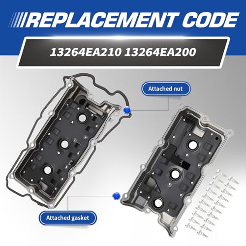 Aluminum Valve Cover Compatible with Pathfinder Frontier NV1500 NV2500 4.0L - color: Silver
