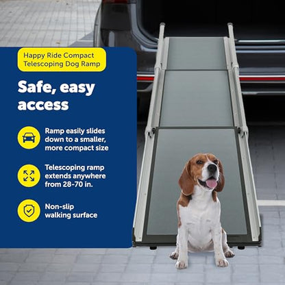 PetSafe Happy Ride Compact Telescoping Dog Ramp - size: Compact