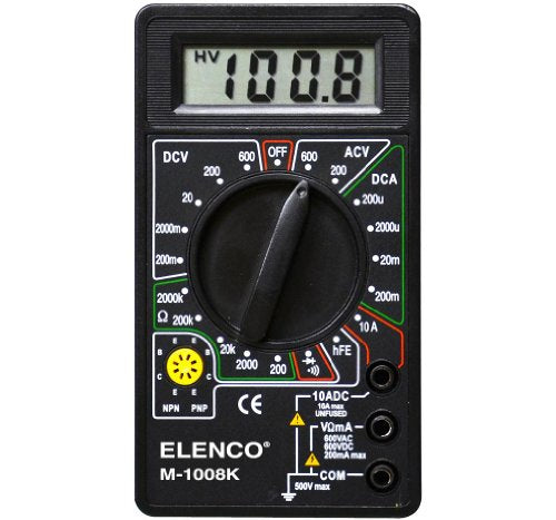 Elenco M-1008K Digital Multimeter STEM Soldering Kit