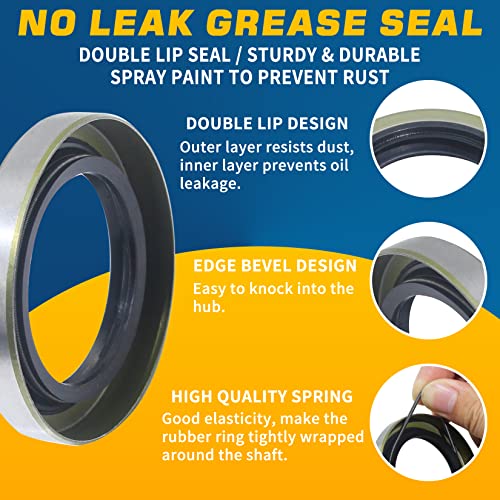 2Sets L44649 L68149 Trailer Hub Bearings Kit for 3500 lb #84 Axle - color: KIT#1-1 (2Set L68149 L44649 Bearings Kit)