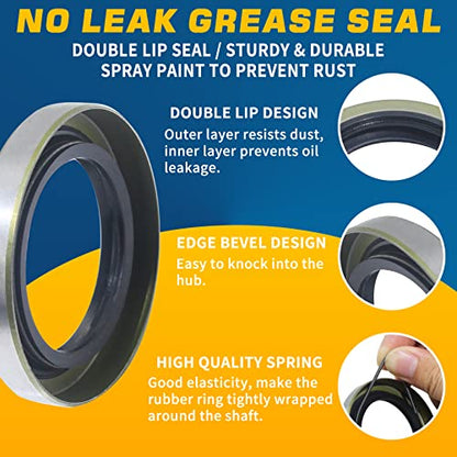 2Sets L44649 L68149 Trailer Hub Bearings Kit for 3500 lb #84 Axle - color: KIT#1-1 (2Set L68149 L44649 Bearings Kit)