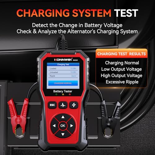 KONNWEI KW331 6V 12V 24V Car Battery Tester with Cloud Report