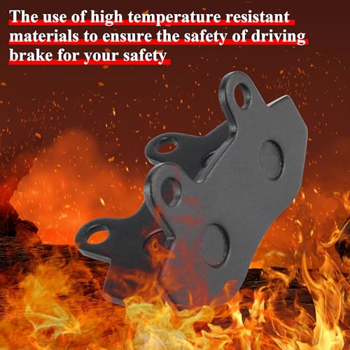PRO BAT Disc Brake Pads Shoes for 50cc 110cc 125cc 150cc 200cc 250cc Scooter Moped Pit Bike ATV Motorcycle Pack of 2