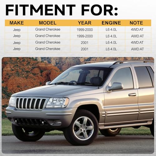Front Drive Shaft Fit For Jeep Grand Cherokee 1999-2001 L6 4.0L AWD/4WD # 52099498AB - size: 52099498; Front; 31.34in - 33.43in