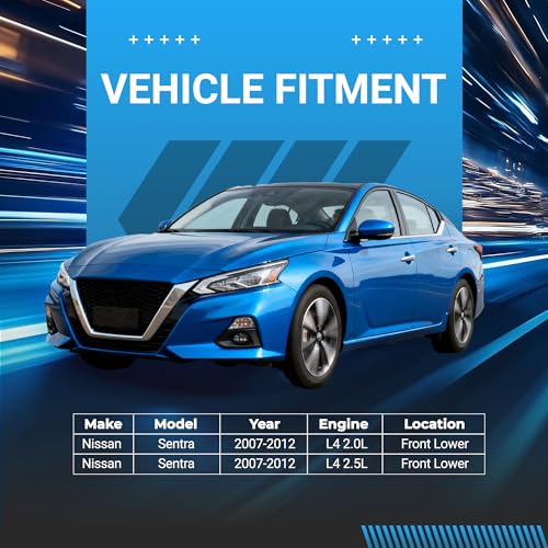 프론트 엔드 서스펜션 키트 2007-2012 Ni-ssan Sentra L4 2.0L 2.5L 타이 로드 내부 및 외부 컴플리트 키트, 타이 로드 및 스웨이 바와 호환 - size: For 2007-2012 Nissan Sentra