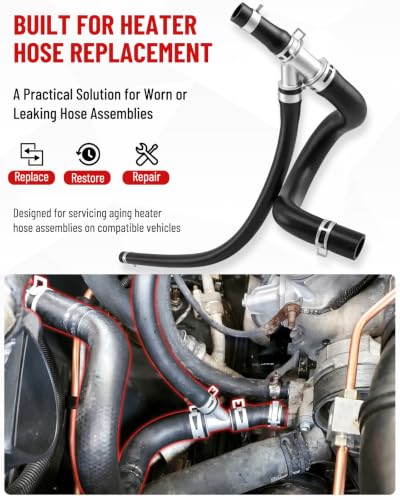 Heater Hose Assembly Compatible with Tahoe and Yukon 2007-2014