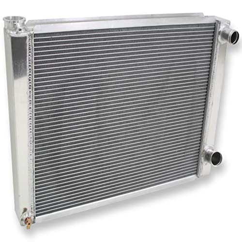 Aluminum Performance Racing Radiator Fits Chevy 27.5" 2 Row Double Pass Universal
