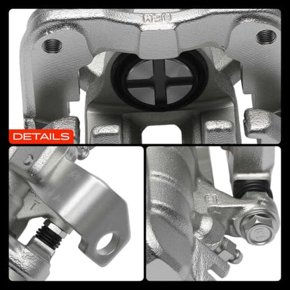 A-Premium Rear Right Passenger Disc Brake Caliper with Bracket - style: Rear Passenger Side