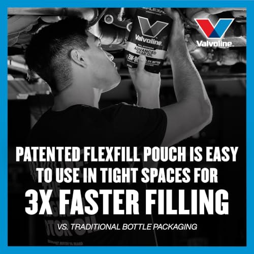 Valvoline FlexFill Advanced Full Synthetic 75W-140 Gear Oil 1 Quart Pouch - size: 75W-140, style: Advanced