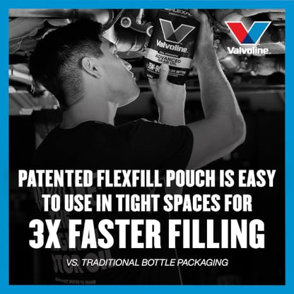 Valvoline FlexFill Advanced Full Synthetic 75W-140 Gear Oil 1 Quart Pouch - size: 75W-140, style: Advanced