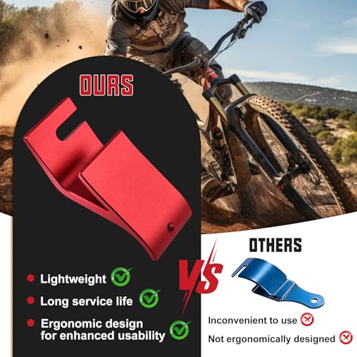 Motorcycle Tire Changing Tool Kit,Tire Bead Installation Holder Hook and Rim Protector, Ergonomic Tire Changing Tool for Off-Road Bikes, Dirt Bikes, Heavy-Duty Aluminum Alloy & ABS Plastic